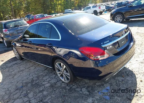 2018 Mercedes-Benz C 300 from USA, damaged, VIN WDDWF4JB4JR398803